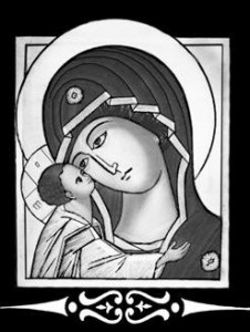Гравировка иконы Владимирской Божьей Матери ИК-18